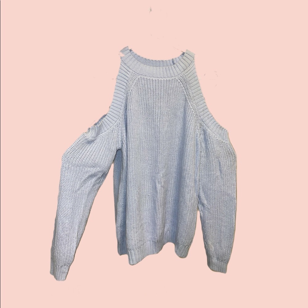 Forever 21 Cold Shoulder Plus Size Sweater